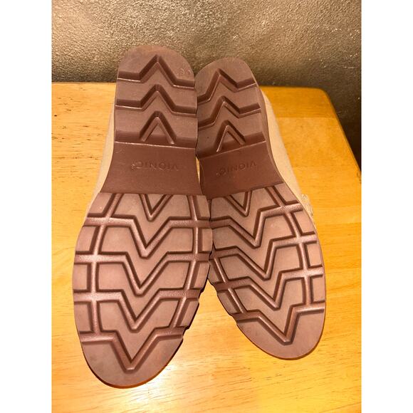 Vionic Cheryl II Preppy Academia Comfort Studios Beige Suede Penny Loafers - Picture 5 of 7